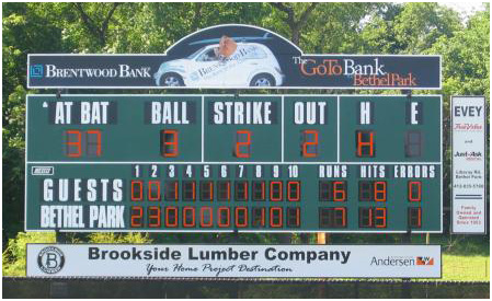 toadvine outdoor scoreboard