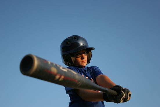 little league batter baseball